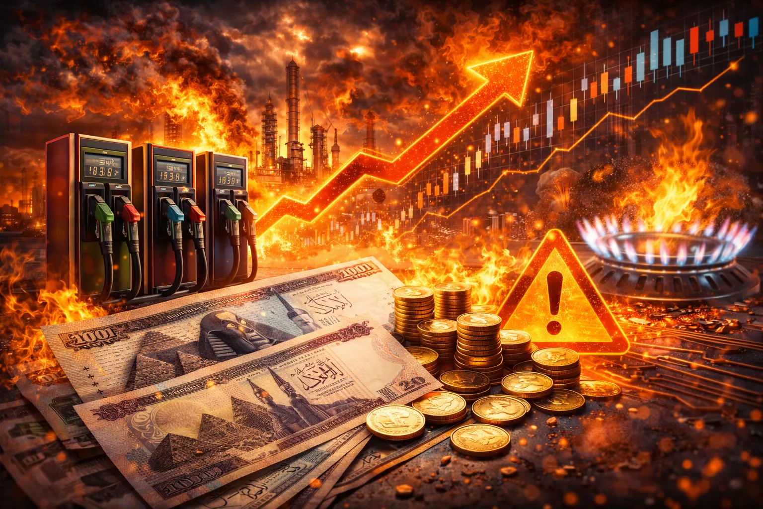 مصر ترفع أسعار البنزين والسولار والغاز بسبب تغيّرات السوق العالمية